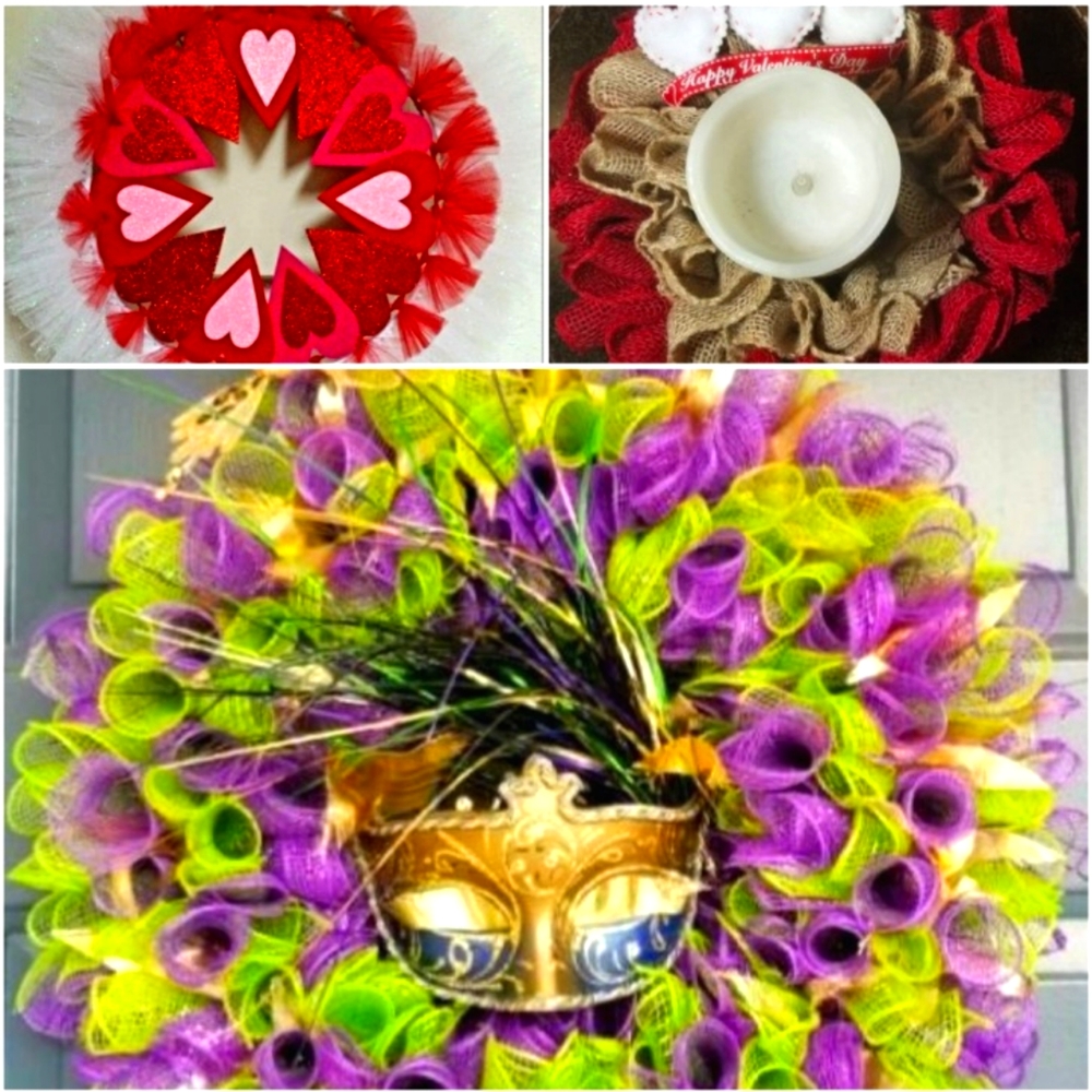 Valentines Burlap Centerpiece - Only